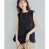 ブラック(01) | シアーミドル丈レイヤードキャミソール | ROPE' PICNIC