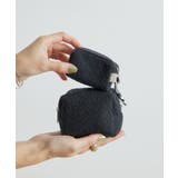 ブラック(01) | 【一部店舗限定】カラーツイードスクエアボックスポーチ | ROPE' PICNIC
