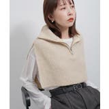 ラメニットハーフジップベスト | ROPE' PICNIC | 詳細画像13