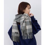 ウールチェックストール | ROPE' PICNIC | 詳細画像1