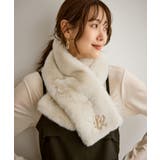 ブローチ付きフェイクファーティペット | ROPE' PICNIC | 詳細画像3 