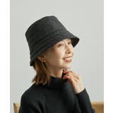 ブラック(01) | ナイロンキルティングハット | ROPE' PICNIC