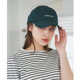 ダークグリーン(31) | シアサッカーバックリボンキャップ | ROPE' PICNIC