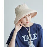 ベージュ系(28) | はっ水・遮光/チェックシアサッカーサファリハット | ROPE' PICNIC
