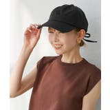 ブラック(01) | シャイニーバックリボンキャップ/リンクコーデ | ROPE' PICNIC