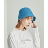 ブルー系(45) | 変わり編みサーモベルハット | ROPE' PICNIC