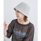 ライトグレー(08) | 変わり編みサーモベルハット | ROPE' PICNIC