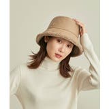 ベージュ(27) | フェイクレザー×ボアリバーシブルハット | ROPE' PICNIC