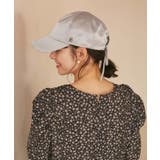 シルバー(93) | バックリボンサテンキャップ | ROPE' PICNIC