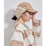 ベージュ(27) | 2WAY/フェイクスエードフライトキャップ | ROPE' PICNIC