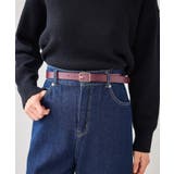 22mmスリムスクエアバックルベルト | ROPE' PICNIC | 詳細画像1 