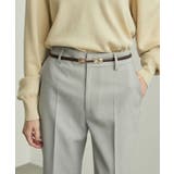 ダークブラウン(20) | 10mm型押しくるみビットバックルスライドベルト | ROPE' PICNIC