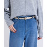 ベージュ(27) | 16mmカーブラウンドバックルベルト | ROPE' PICNIC