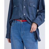 レッド(60) | 16mmカーブラウンドバックルベルト | ROPE' PICNIC