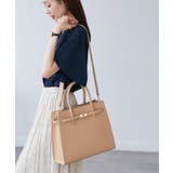【WEB限定】 ベルトデザインスクエアトートバッグ/通勤対応 | ROPE' PICNIC | 詳細画像6 