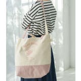 ピンク系(65) | 【FOOD TEXTILE】プリントキャンバストート&ショルダーバッグ | ROPE' PICNIC