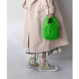 ぽこぽこジャガードワンハンドルショルダーバッグ | ROPE' PICNIC | 詳細画像27