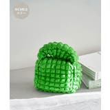 グリーン(30) | ぽこぽこジャガードワンハンドルショルダーバッグ | ROPE' PICNIC
