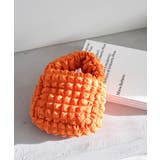 オレンジ(70) | ぽこぽこジャガードワンハンドルショルダーバッグ | ROPE' PICNIC