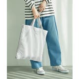 ライトグレー(08) | A4対応・撥水加工/マカロンカラーパディングトートバッグ | ROPE' PICNIC