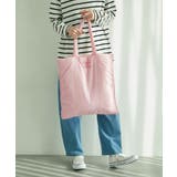 ピンク(63) | A4対応・撥水加工/マカロンカラーパディングトートバッグ | ROPE' PICNIC