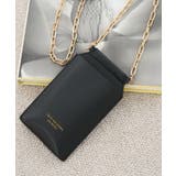 ブラック(01) | スマホウォレットチェーンショルダーバッグ | ROPE' PICNIC