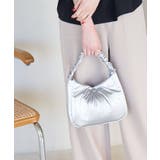 シルバー(93) | メタリックミニラウンドワンショルダーバッグ | ROPE' PICNIC