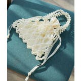 オフホワイト(15) | ポーチ付きビーズハンドバッグ | ROPE' PICNIC