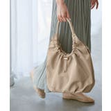 ベージュ(27) | 【撥水加工】ドロストリングギャザートートバッグ | ROPE' PICNIC