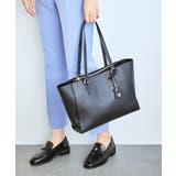 ブラック(01) | チャーム付2WAYトートバッグ/A4対応 | ROPE' PICNIC