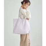 ストライプビッグトートバッグ/2WAY・A4対応 | ROPE' PICNIC | 詳細画像3