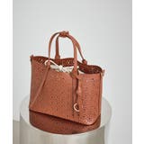 ブラウン系(22) | フルーレットパンチングレースミニショルダーバッグ/2WAY | ROPE' PICNIC