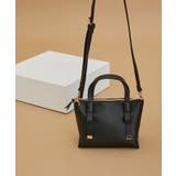 ブラック(01) | 【WEB限定】フラットリボンハンドルミニトート＆ショルダーバッグ | ROPE' PICNIC