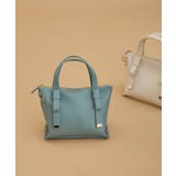 ブルー系(47) | 【WEB限定】フラットリボンハンドルミニトート＆ショルダーバッグ | ROPE' PICNIC