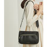 ブラック(01) | 撥水加工/ミニワイドショルダーバッグ | ROPE' PICNIC