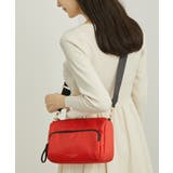 レッド(60) | 撥水加工/ミニワイドショルダーバッグ | ROPE' PICNIC