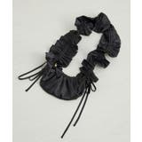 ブラック系(02) | シャーリングフリルショルダーバッグ | ROPE' PICNIC