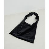 ブラック(01) | 2WAY/ベロアフリルワンショルダーバッグ | ROPE' PICNIC