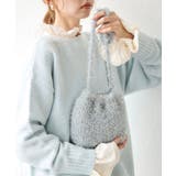 シルバー(93) | キラキラニットショルダーバッグ | ROPE' PICNIC