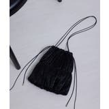 ブラック系(03) | メタリックワンハンドルシャーリングミドルバッグ | ROPE' PICNIC