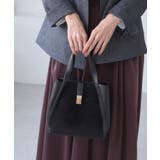 me fit BAG ホースヘア調コンビスクエアフォルムバッグ/2WAY | ROPE' PICNIC | 詳細画像3 