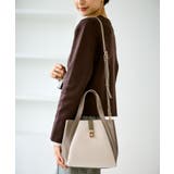 me fit BAG ホースヘア調コンビスクエアフォルムバッグ/2WAY | ROPE' PICNIC | 詳細画像6 