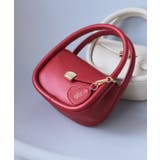 レッド(60) | ハートチャーム付きミニレトルショルダーバッグ | ROPE' PICNIC