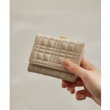 がま口キルティング三つ折りミニウォレット | ROPE' PICNIC | 詳細画像14 