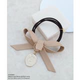 ベージュ(27) | 【プー/ティガー】フェイクレザーリボンメタルプレートポニー | ROPE' PICNIC