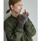チャコール(06) | ボアフィンガーレスグローブ | ROPE' PICNIC