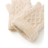3WAY/ケーブル編み×リブ編みニットグローブ | ROPE' PICNIC | 詳細画像18 