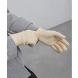 3WAY/ケーブル編み×リブ編みニットグローブ | ROPE' PICNIC | 詳細画像4 