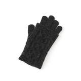 3WAY/ケーブル編み×リブ編みニットグローブ | ROPE' PICNIC | 詳細画像7 