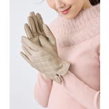 ベージュ系(28) | シンセティックレザーキルティンググローブ | ROPE' PICNIC
